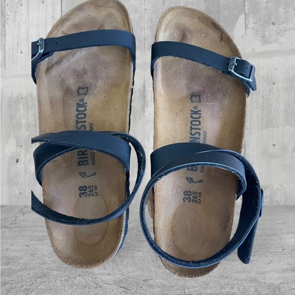 Birkenstock Daloa Ankle Strap Black Sandals - Picture 3 of 12